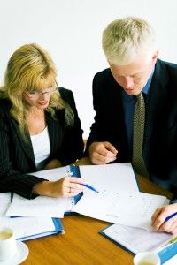 consultant and doctor discussing consultant and doctor discussing